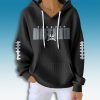 Raiders Forever Nation Waffle Hoodie 5 Las Vegas Raiders Forever Nation Waffle Hoodie 2
