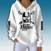 Raiders Nation Skull Waffle Hoodie 3 Las Vegas Raiders Nation Skull Waffle Hoodie