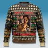 Leatherface Dont Mess With Christmas Ugly Sweater 1