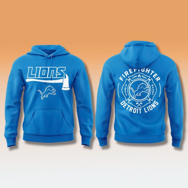 Lions Firefighter Appreciation Day 2025 Shirt Hoodie 1