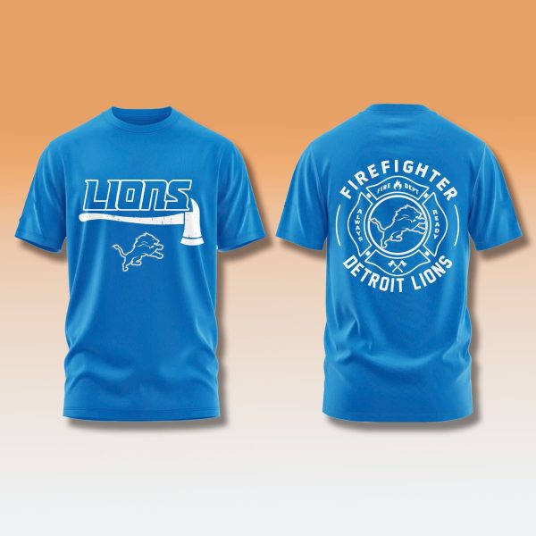 Lions Firefighter Appreciation Day 2025 Shirt Hoodie