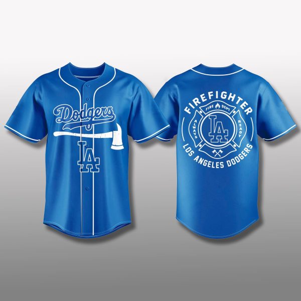 Los Angeles Dodgers Firefighter Appreciation Jersey 2025