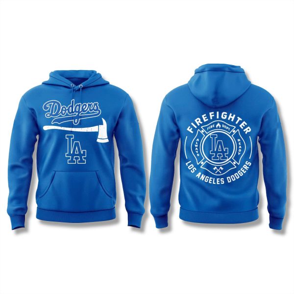 Los Angeles Dodgers x Firefighter Appreciation Month 2025 Hoodie