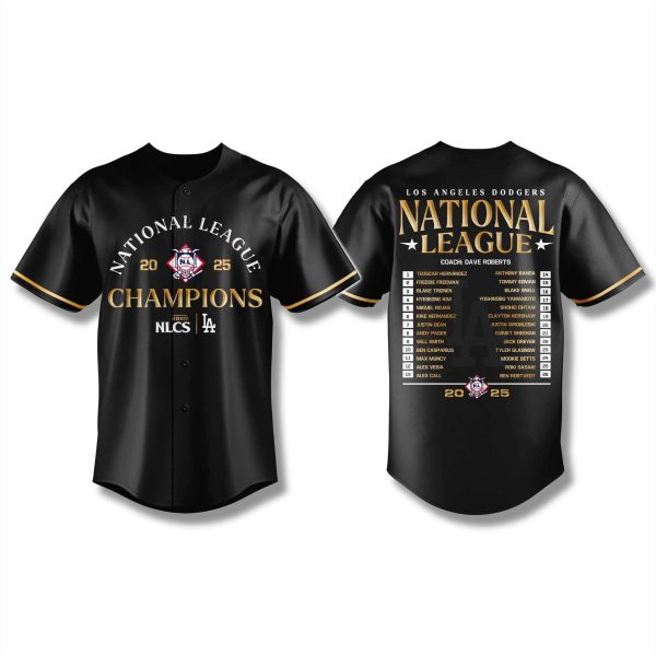 Loss Angeles Dodgers 2025 NLCS Champions Full Team Jersey