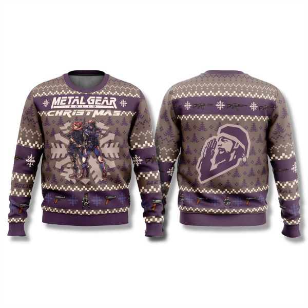 Metal Gear Solid Vintage Ugly Christmas Sweater 1