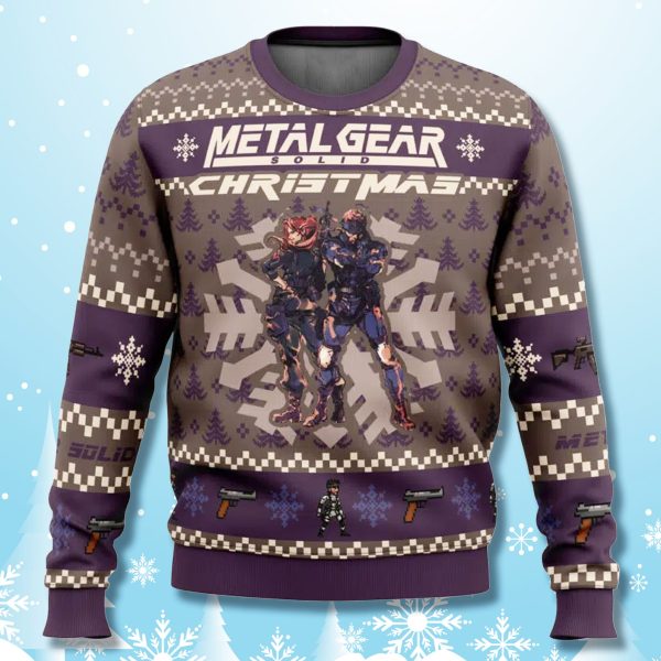Metal Gear Solid Vintage Ugly Christmas Sweater