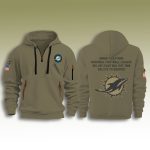 Dolphins Salute To Service Zip Hoodie 2025