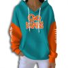 Miami Football Go Dolphins Waffle Hoodie