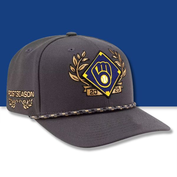 Milwaukee Brewers NLCS Hat Postseason 2025 1