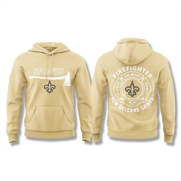 NO Saints 2025 Firefighter Appreciation Month Hoodie