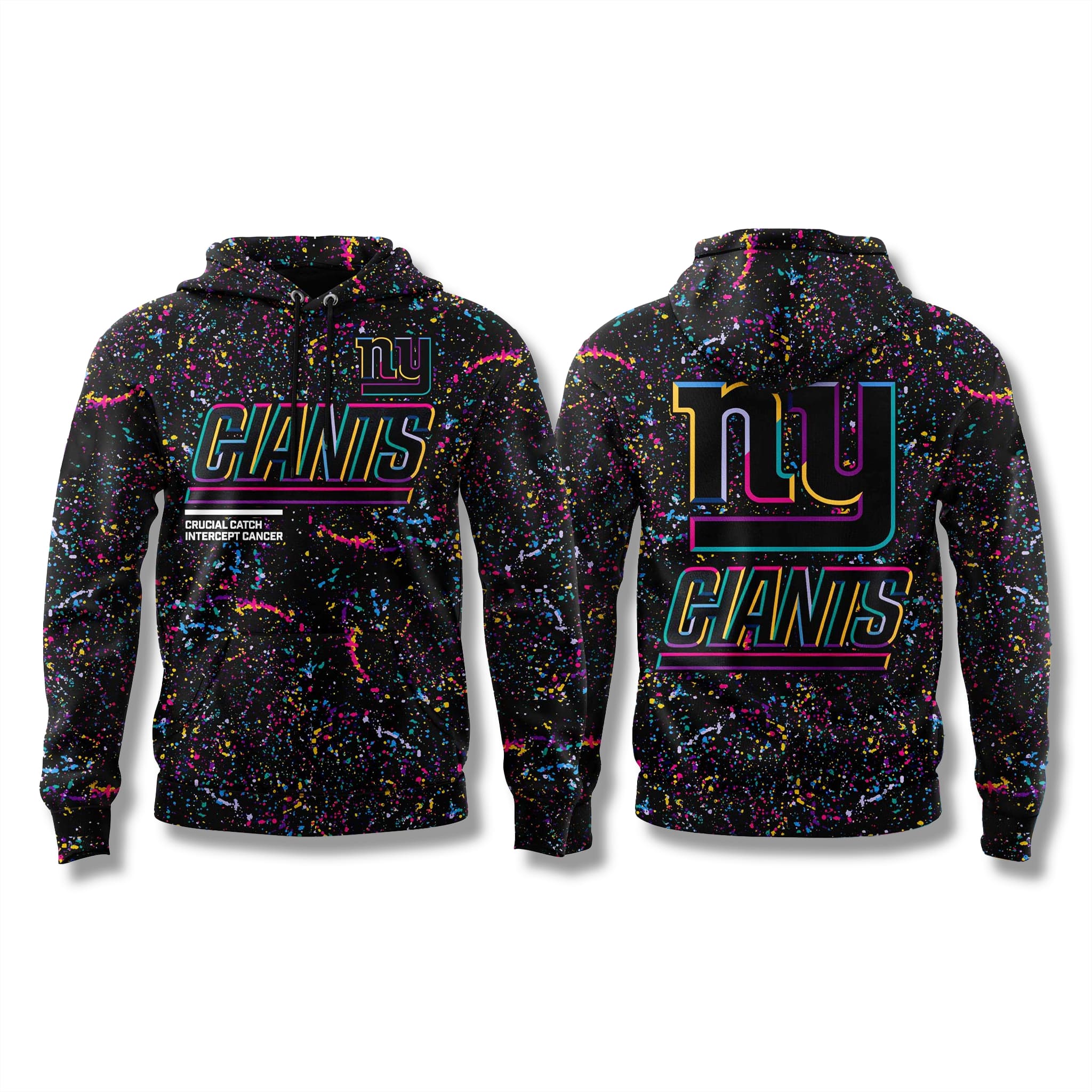 NY Giants Crucial Catch 2025 Hoodie 1 NY Giants Crucial Catch 2025 Hoodie 1