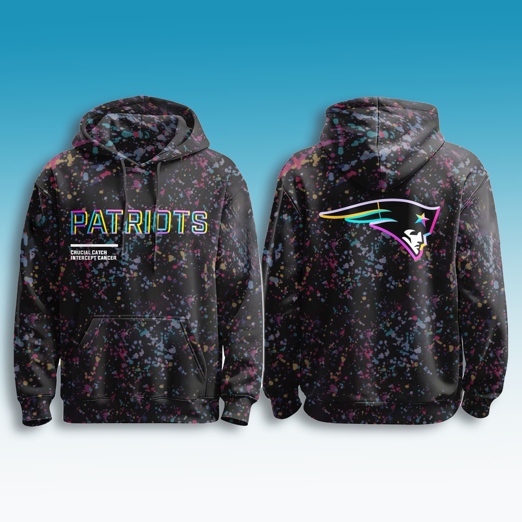 New England Patriots Crucial Catch 2025 Hoodie 2 New England Patriots Crucial Catch 2025 Hoodie 2