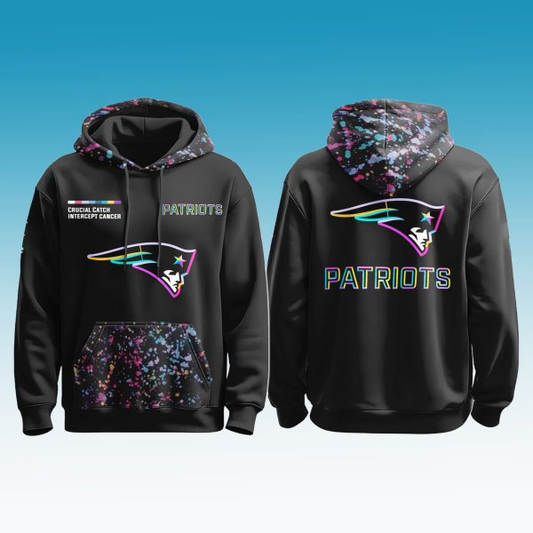 New England Patriots Crucial Catch Intercept Cancer 2025 Shirt 1