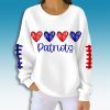 New England Patriots Heart Waffle Sweater