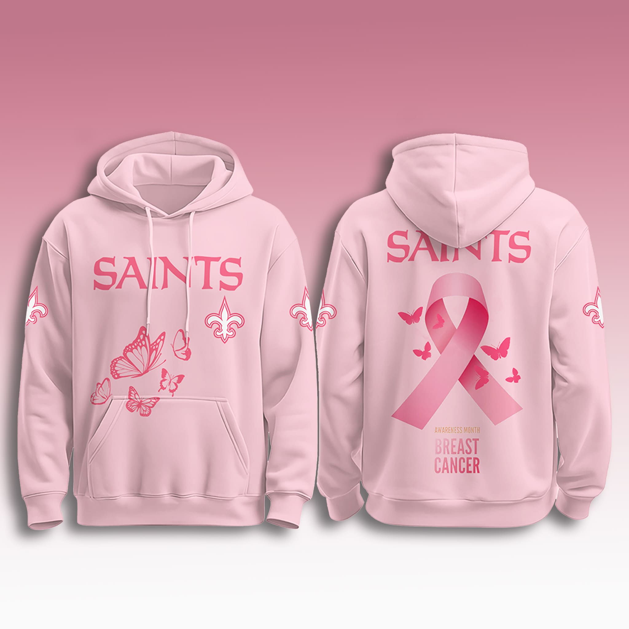 Saints Breast Cancer Awareness Month 2025 Hoodie 1 New Orleans Saints Breast Cancer Awareness Month 2025 Hoodie 1