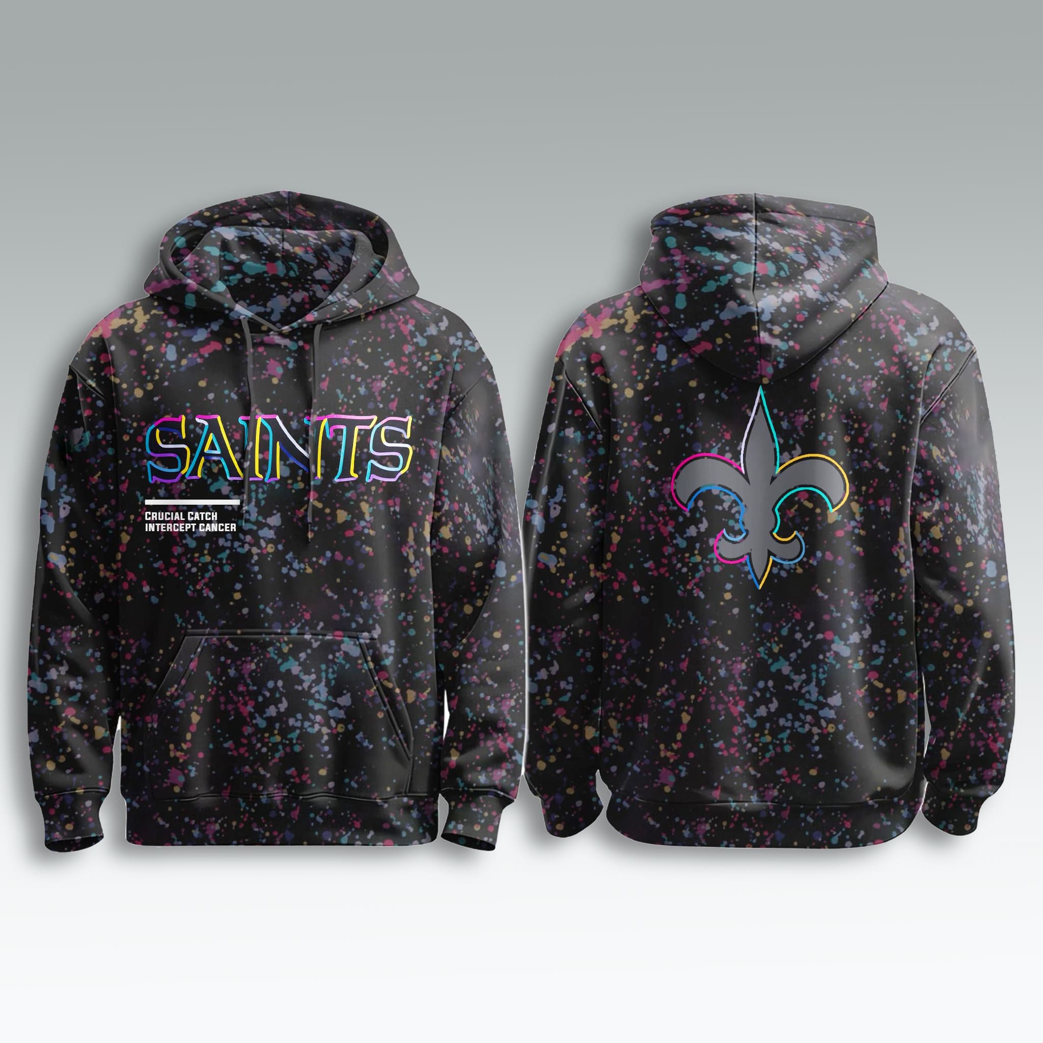 Saints Crucial Catch 2025 Hoodie 1 New Orleans Saints Crucial Catch 2025 Hoodie 1