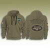 New York Jets Salute To Service Zip Hoodie 2025