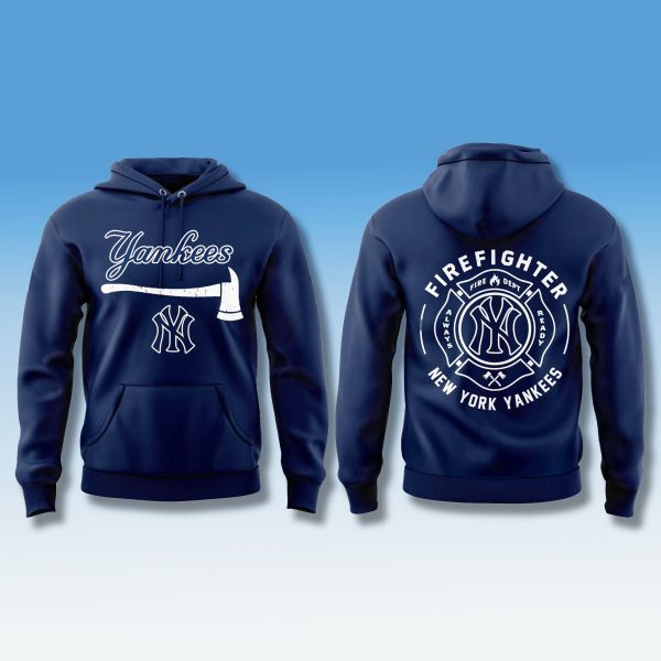 New York Yankees Firefighter Appreciation Month 2025 Hoodie 1