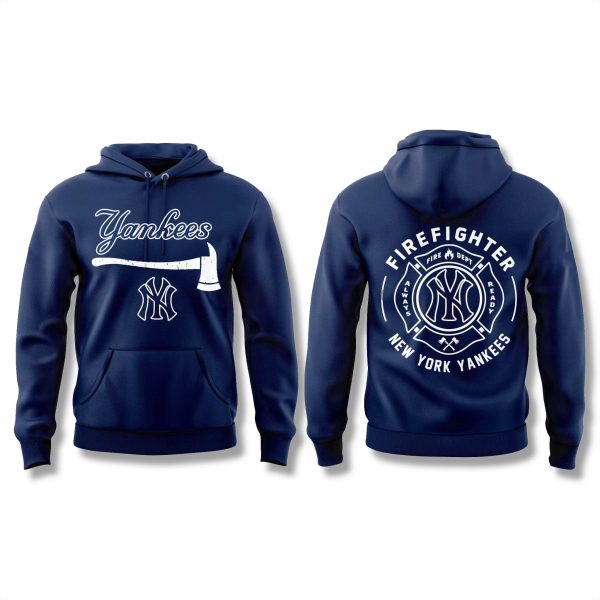 New York Yankees Firefighter Appreciation Month 2025 Hoodie