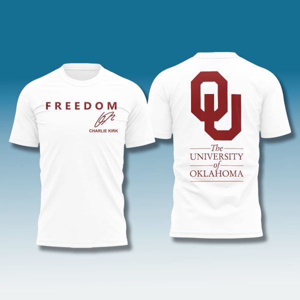 Oklahoma Sooners Freedom Charlie Kirk Shirt 2025 1