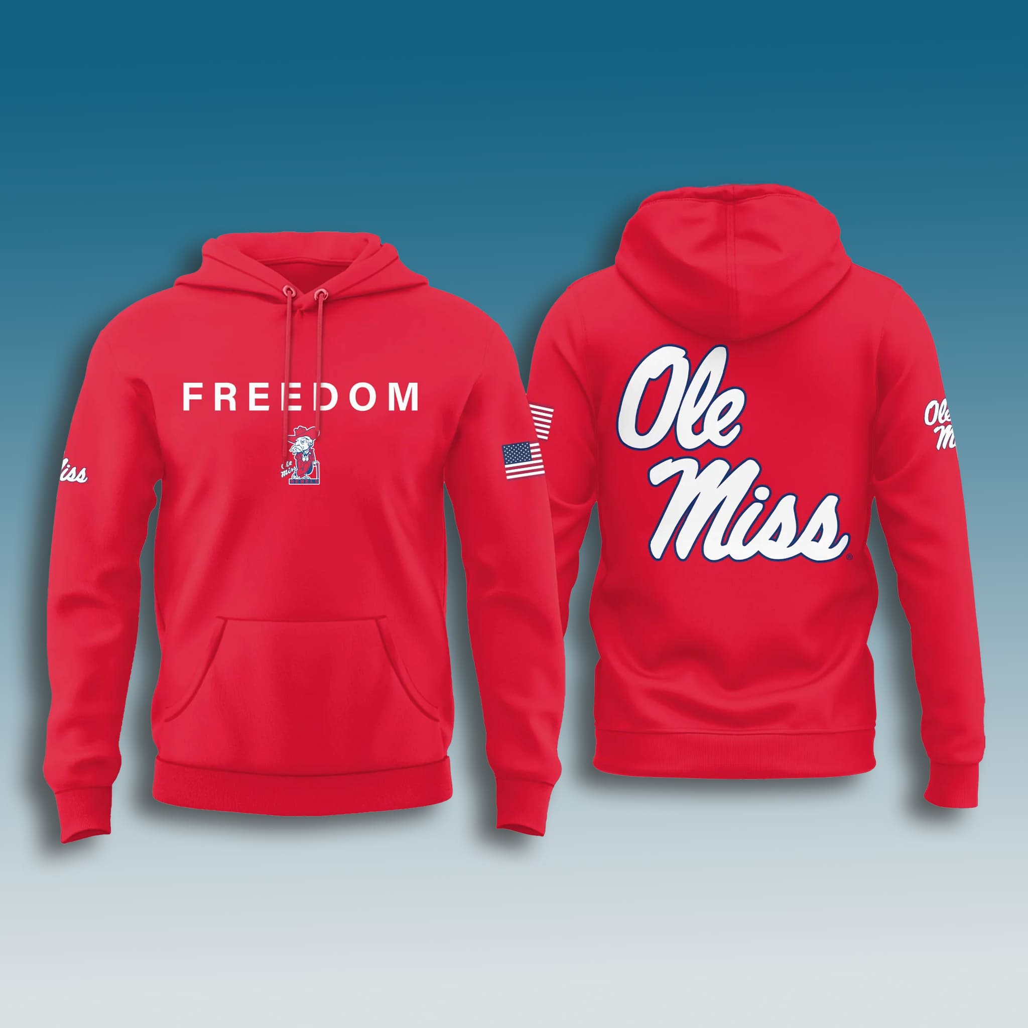 Ole Miss Football Charlie Kirk Freedom Hoodie 2025 2 Ole Miss Football Charlie Kirk Freedom Hoodie 2025