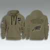 Philadelphia Eagles 2025 Salute To Service Zip Hoodie