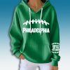 Philadelphia Eagles Sunday Are For The Birds Waffle Hoodie 2