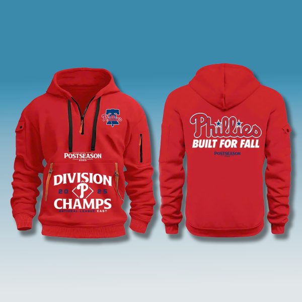Philadelphia Phillies 2025 Postseason Built For Fall Zip Hoodie