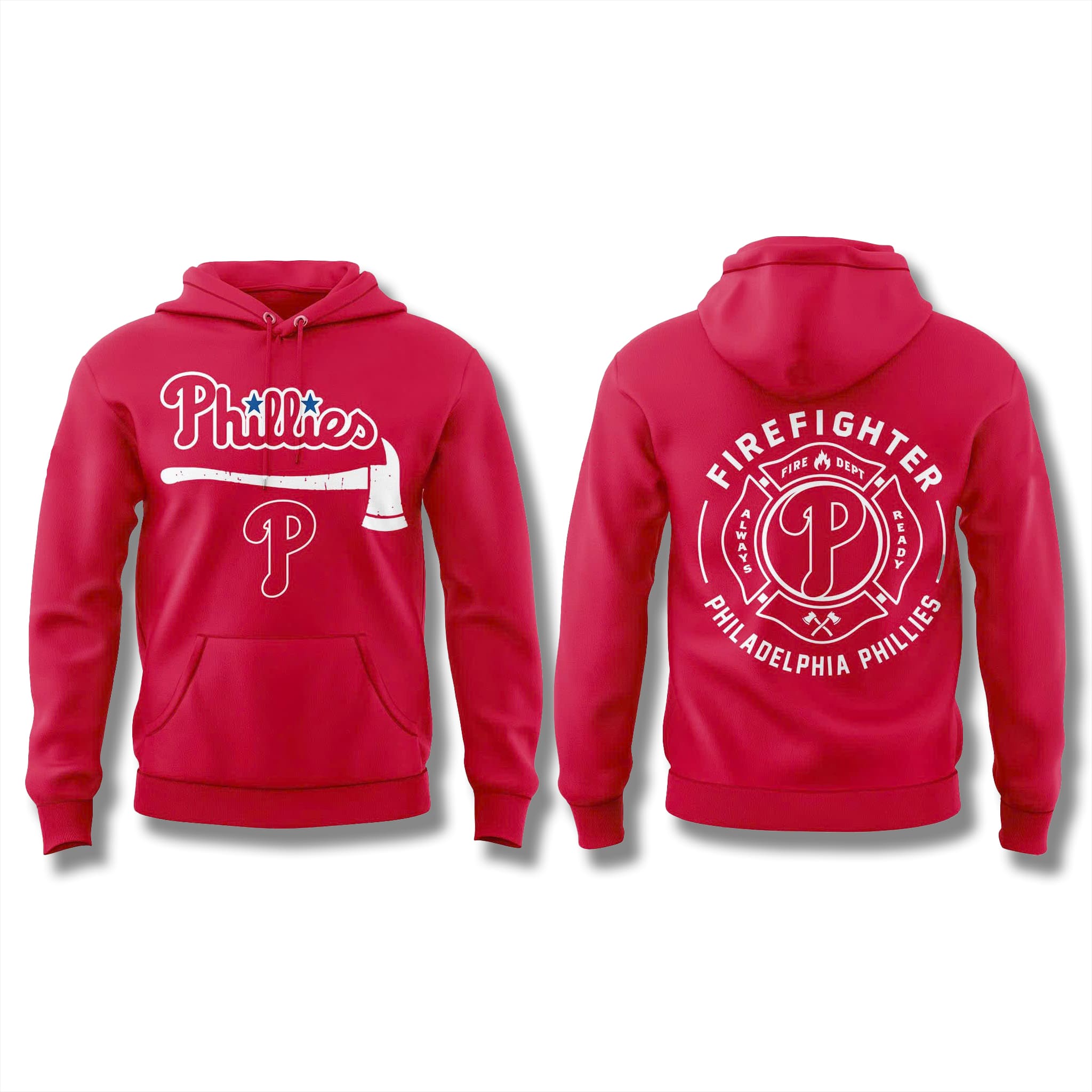 Philadelphia Phillies Firefighter Appreciation Month 2025 Hoodie Philadelphia Phillies Firefighter Appreciation Month 2025 Hoodie