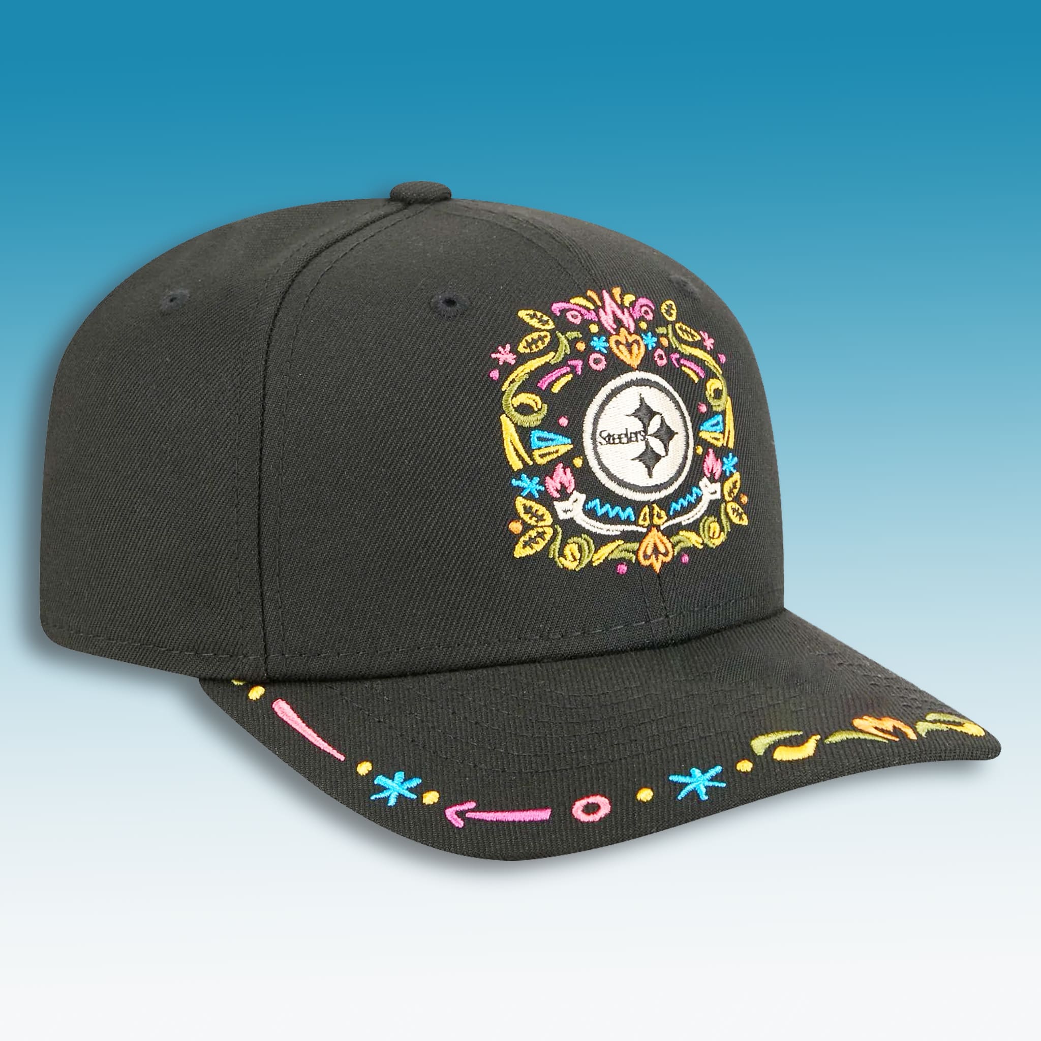 Steelers Hasta La Muerte 2025 Hat 2 Pittsburgh Steelers Hasta La Muerte Hat 2025 3