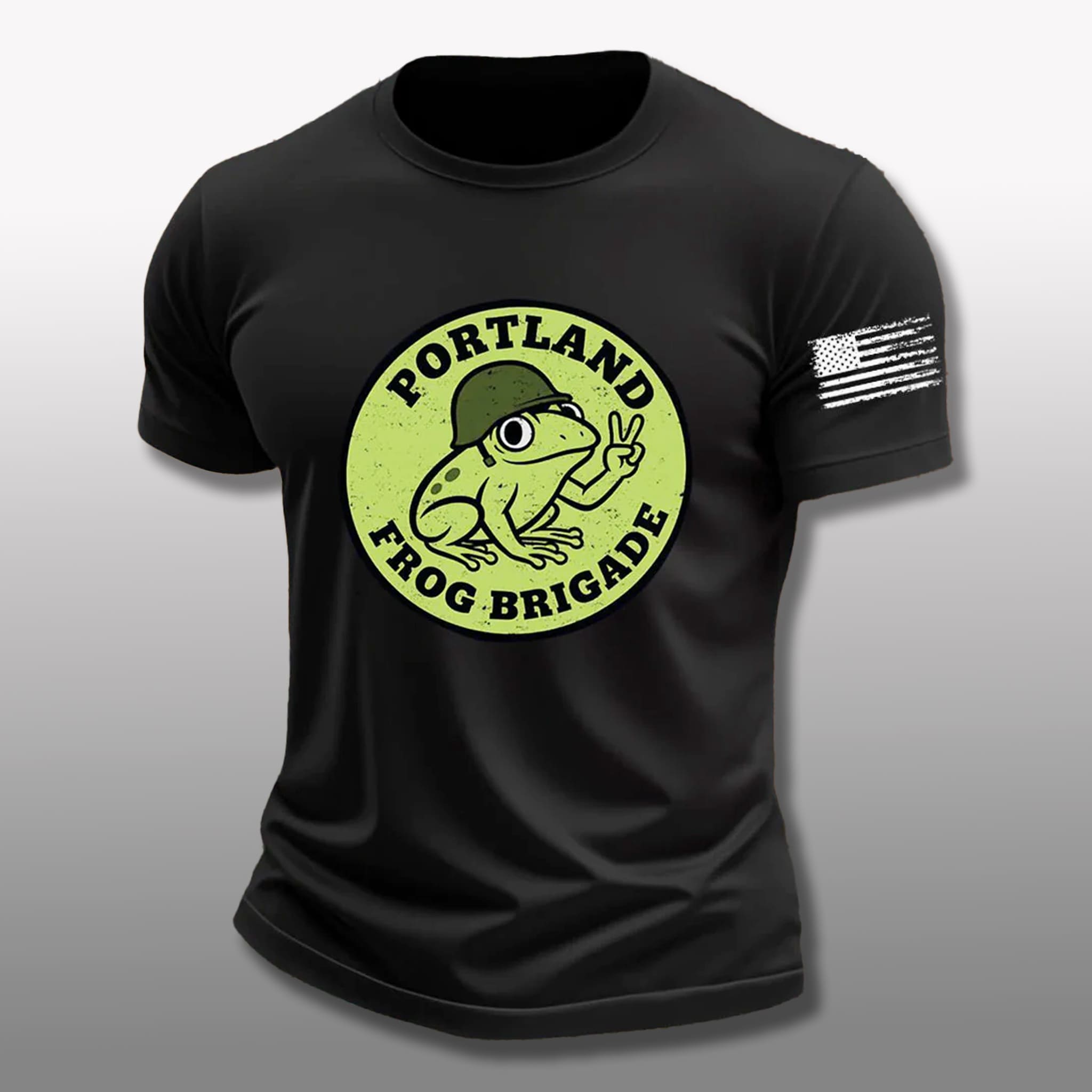 Portland Frog Brigade T Shirt 2 Portland Frog Brigade T Shirt 2