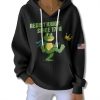 Portland Frog Resist Kings Since 1776 Waffle Hoodie 3