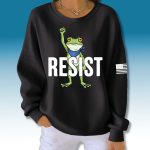 Portland Frog Resist Waffle Sweater
