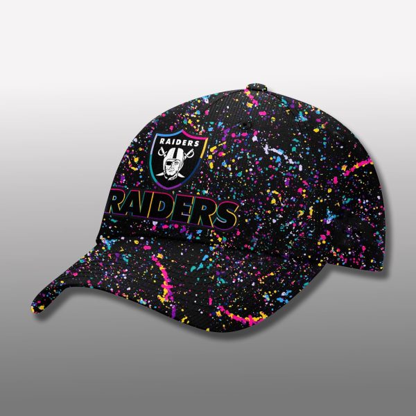 Raiders Crucial Catch Intercept Cancer 2025 Hat