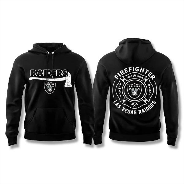 Raiders Firefighter Appreciation Month Hoodie 2025 1