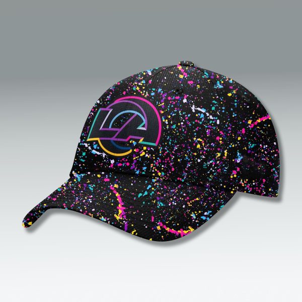 Rams Crucial Catch Intercept Cancer 2025 Hat 1