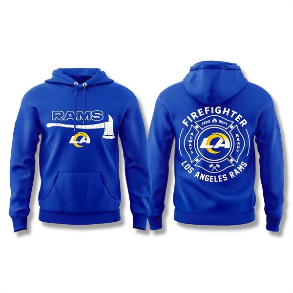 Rams Firefighter Appreciation Month 2025 Hoodie