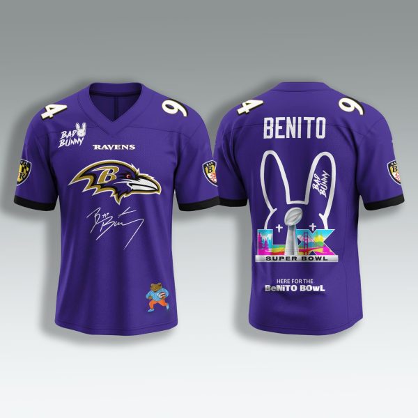 Ravens Bad Bunny 2026 Football Jersey