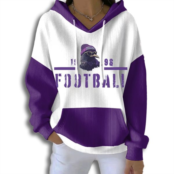 Ravens Football 1996 Vintage Waffle Hoodie