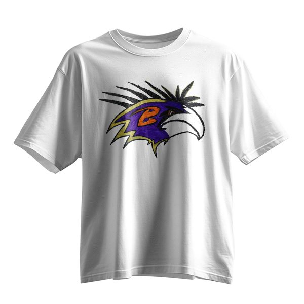 Ravens Logo By Logan Crucial Catch Game Hoodie 43