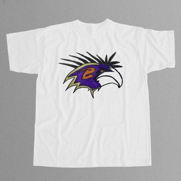Ravens Logo By Logan Crucial Catch Game Hoodie