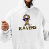 Ravens Sunny Rose Ribbon Crucial Catch Hoodie 2025 5
