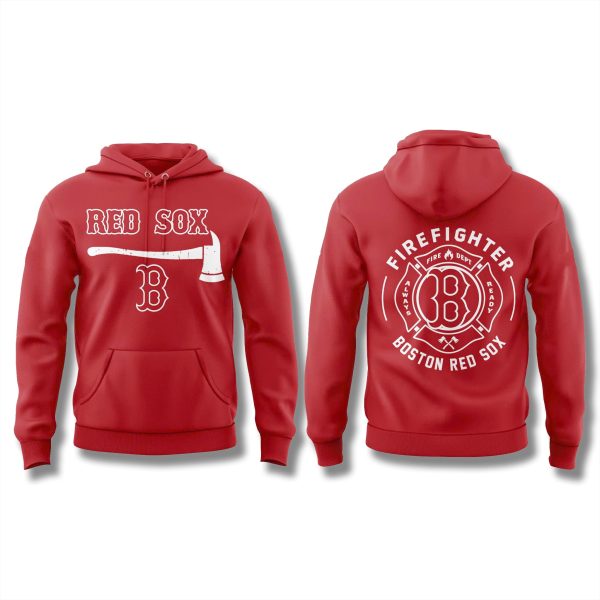 Red Sox Firefighter Appreciation Month Hoodie 2025