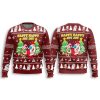 Ren And Stimpy Happy Happy Joy Joy Ugly Christmas Sweater 3