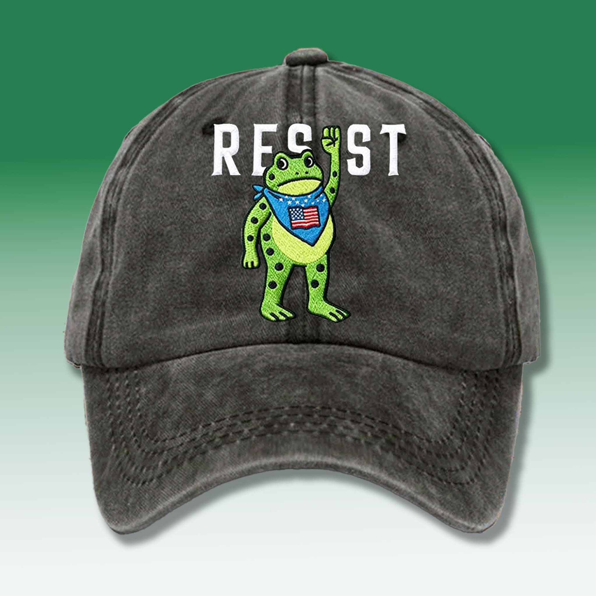Resist Portland Frog Hat Resist Portland Frog Hat