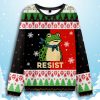 Resist Portland Frog Ugly Christmas Sweater