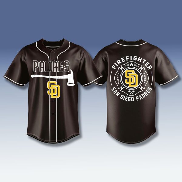 San Diego Padres 2025 Firefighter Appreciation Jersey