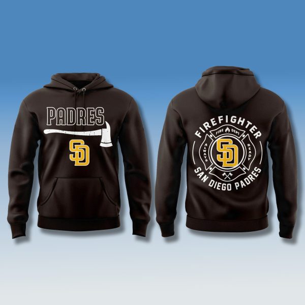 San Diego Padres Firefighter Appreciation Month 2025 Hoodie