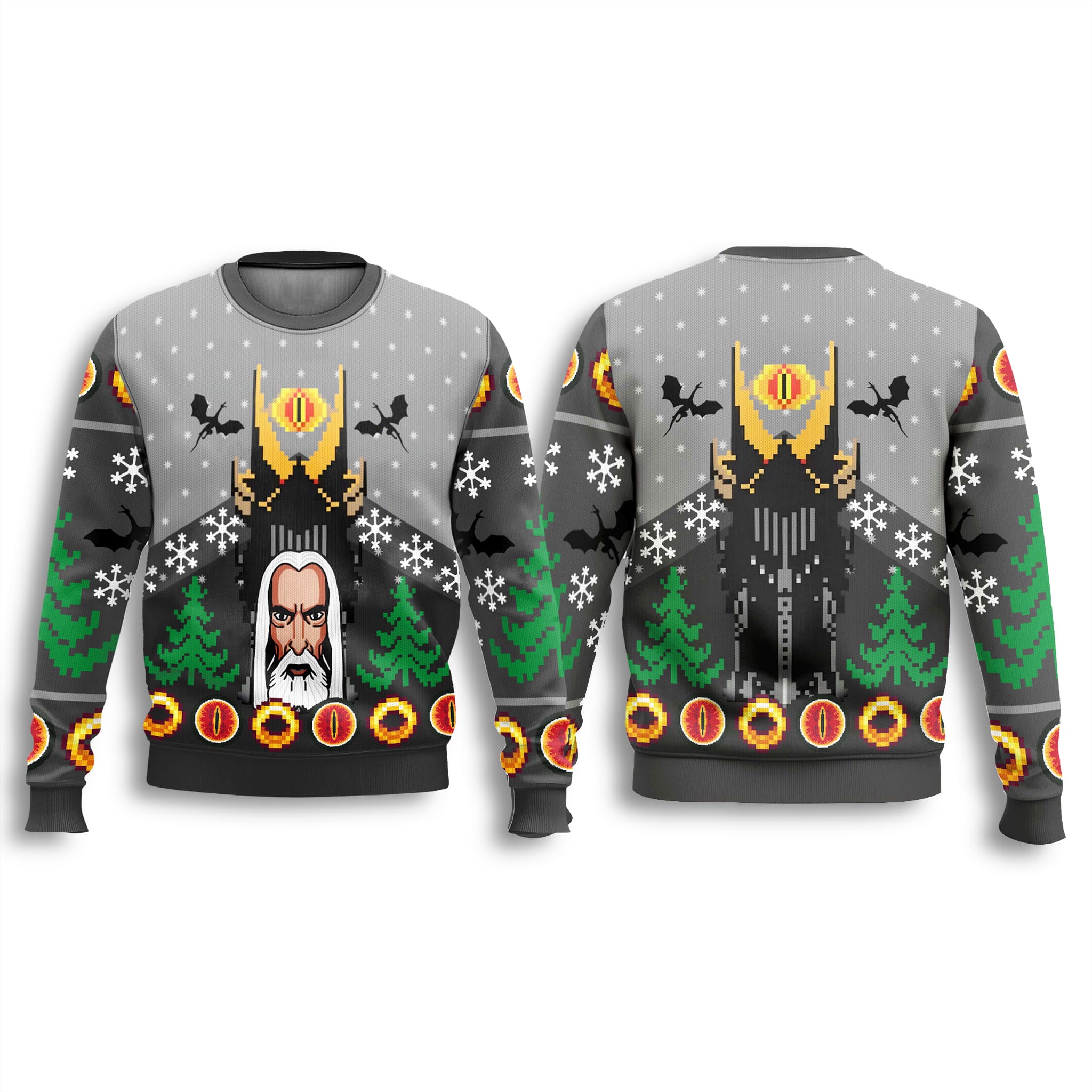 Saruman's Betrayal The Lord Of The Rings Ugly Sweater 2 Sarumans Betrayal The Lord Of The Rings Ugly Sweater 2