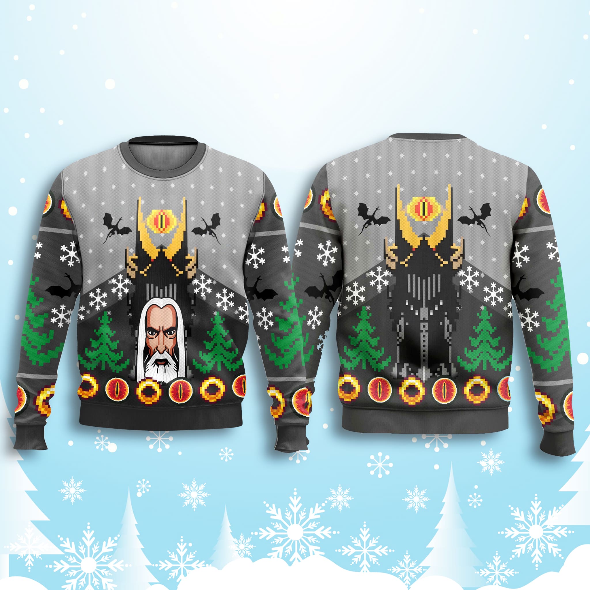 Sarumans Betrayal The Lord Of The Rings Ugly Sweater Sarumans Betrayal The Lord Of The Rings Ugly Sweater